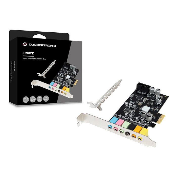 Conceptronic EMRICK15B Tarjeta de sonido PCIe 7.1CH S/PDIF Conceptronic EMRICK15B Tarjeta de sonido PCIe 7.1CH S/PDIF
