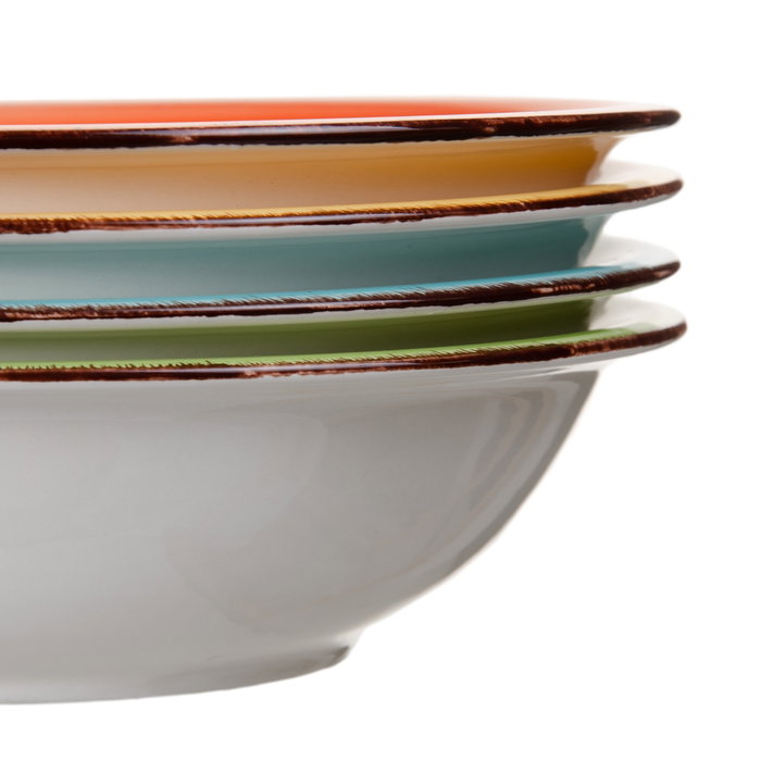 Ixia Plato Hondo Naranja Stoneware Cocina Ixia Plato Hondo Naranja Stoneware Cocina