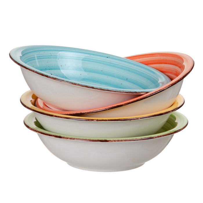 Ixia Plato Hondo Naranja Stoneware Cocina Ixia Plato Hondo Naranja Stoneware Cocina