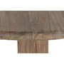 DKD Home Decor Mesa de Comedor Redonda de Teca Reciclada Natural