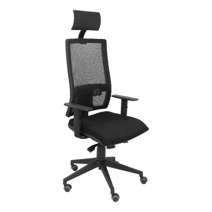 PIQUERAS Y CRESPO Silla Horna con Mecanismo Sincro/Traslak, Tejido Bali Negro PIQUERAS Y CRESPO Silla Horna con Mecanismo Sincro/Traslak, Tejido Bali Negro