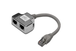 Digitus Adaptador de Red CAT 5e DN-93904 (2x Hembra RJ45 a 1x Macho RJ45)
