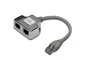 Digitus Adaptador de Red CAT 5e DN-93904 (2x Hembra RJ45 a 1x Macho RJ45)