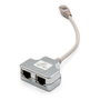 Digitus Adaptador de Red CAT 5e Blindado 2x RJ45 Hembra a 1x RJ45 Macho 0,19 m