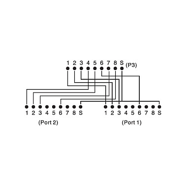 Digitus Adaptador de Red CAT 5e Blindado 2x RJ45 Hembra a 1x RJ45 Macho 0,19 m Digitus Adaptador de Red CAT 5e Blindado 2x RJ45 Hembra a 1x RJ45 Macho 0,19 m