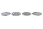 DKD Home Decor Salvamanteles de Azulejos 20x20x0,7 cm Surtido