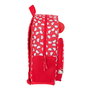 Mochila Escolar Hello Kitty Iconic Blanco Rojo 33 x 42 x 14 cm