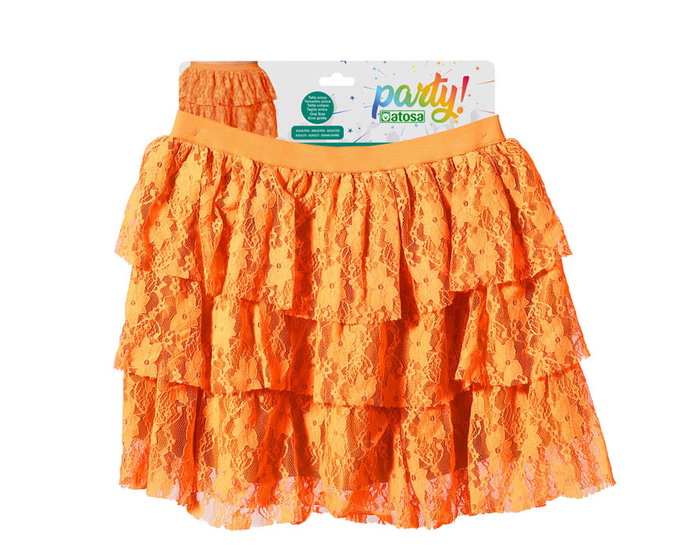 Falda Naranja Sencilla y Multicomplementaria Ideal para Cualquier Ocasión Falda Naranja Sencilla y Multicomplementaria Ideal para Cualquier Ocasión
