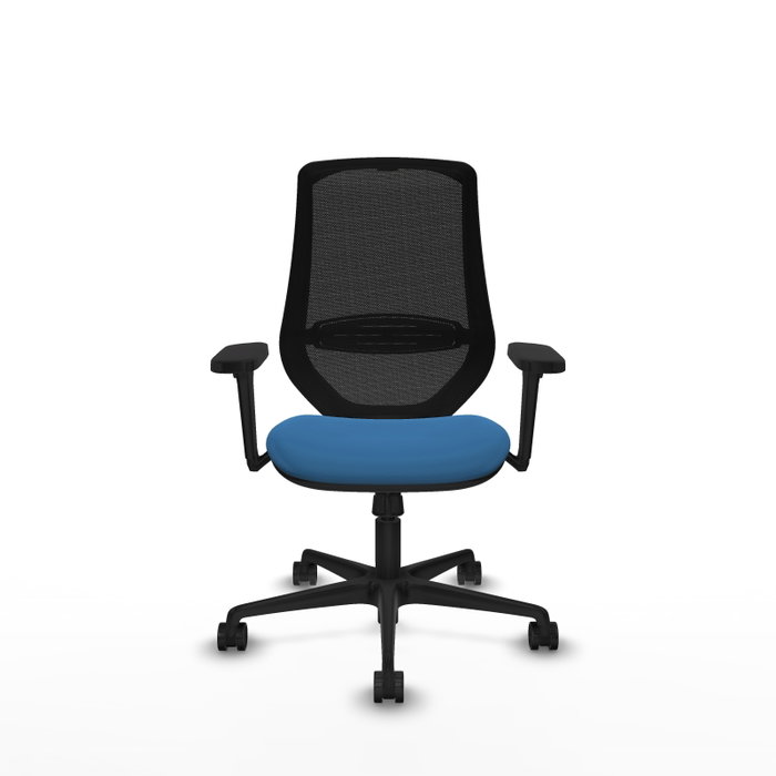 PIQUERAS Y CRESPO Silla de oficina Mardos con mecanismo Sincro, Azul claro y Negro PIQUERAS Y CRESPO Silla de oficina Mardos con mecanismo Sincro, Azul claro y Negro