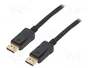 LogiLink Cable de conexión DisplayPort 4K, 15 m