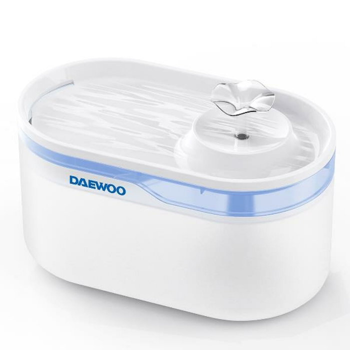 Daewoo D-WF116 Bebedero Automático de 2,6 L con Filtro de Carbón y App Tuya, Azul y Blanco
