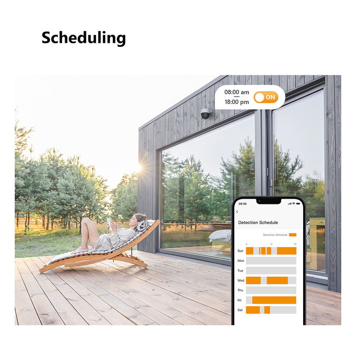 Imou Cruiser 2C 2K Cámara Seguridad IP Exterior 3MP - Inalámbrica/Alámbrica, Visión Nocturna 30m, Auto-Seguimiento, Detección Personas/Vehículos, IP66, Blanco