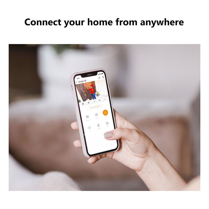 Imou Cruiser 2C 2K Cámara Seguridad IP Exterior 3MP - Inalámbrica/Alámbrica, Visión Nocturna 30m, Auto-Seguimiento, Detección Personas/Vehículos, IP66, Blanco