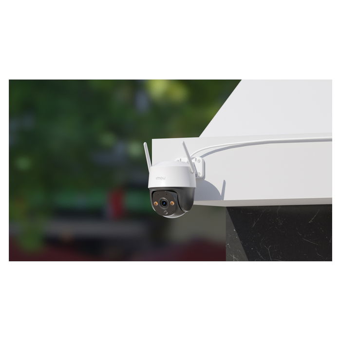 Imou Cruiser 2C 2K Cámara Seguridad IP Exterior 3MP - Inalámbrica/Alámbrica, Visión Nocturna 30m, Auto-Seguimiento, Detección Personas/Vehículos, IP66, Blanco