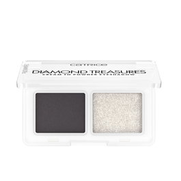 Catrice Diamond Treasures Sombra de Ojos Crema a Polvo #030-Smokey Diamond, Acabado Mate y Brillante, 2.8 g