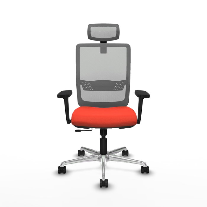 PIQUERAS Y CRESPO Silla de oficina Haches con mecanismo Sincro/Traslack, Naranja oscuro y Gris PIQUERAS Y CRESPO Silla de oficina Haches con mecanismo Sincro/Traslack, Naranja oscuro y Gris
