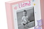 DKD Home Decor Marco de Foto Llama Rosa 18x4x18 cm
