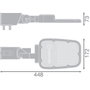 LEDVANCE Farola LED AREA 45W 6075Lm 4000K Ajustable 58x160° IP66 Exterior