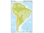 Teide Mapa mudo América del Sur Din A4