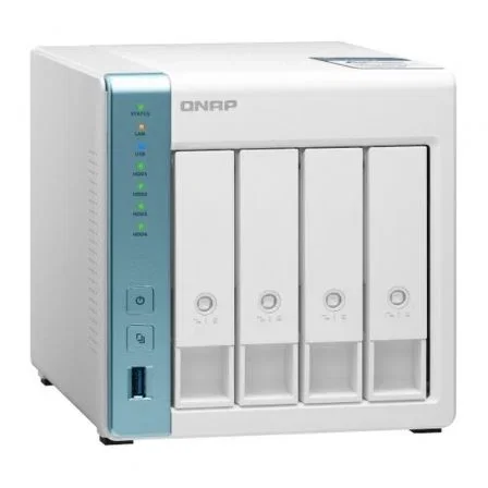 NAS QNAP TS-431P3-4G/ 4 Bahías 3.5"- 2.5"/ 4GB DDR3/ Formato Torre
