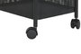 DKD Home Decor Camarera Carrito Cocina con 5 Cestas Metal Negro