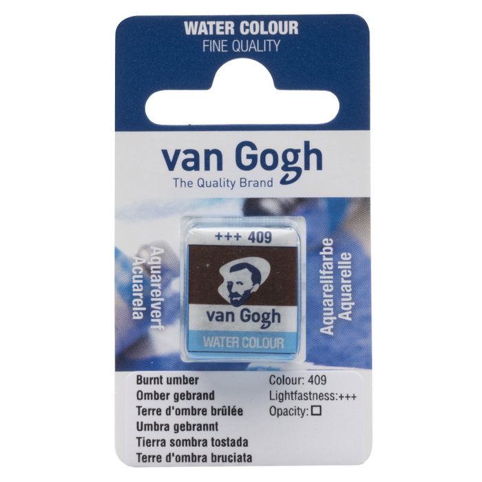 Van Gogh Acuarela Pastilla Tierra Sombra Tostada 409 Van Gogh Acuarela Pastilla Tierra Sombra Tostada 409