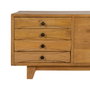 Ixia Mueble TV Natural Madera Mindi Salón 120 x 40 x 45 cm