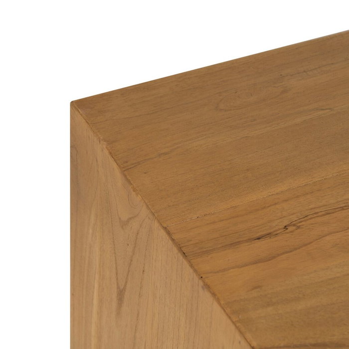 Ixia Mueble TV Natural Madera Mindi Salón 120 x 40 x 45 cm Ixia Mueble TV Natural Madera Mindi Salón 120 x 40 x 45 cm