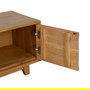 Mueble Tv Natural Madera Mindi Salón 120 X 40 X 45 cm