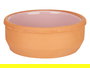 La Dehesa Cazuela Barro Redonda 12 cm Rosa Horno Microondas 11.5x11.5x4.5 cm (Set de 36)