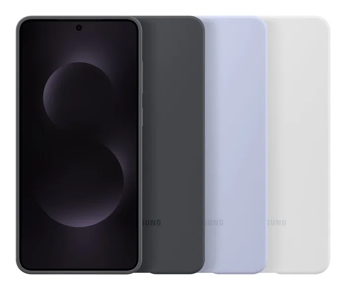 Samsung silicone case galaxy s25 edge hellblau