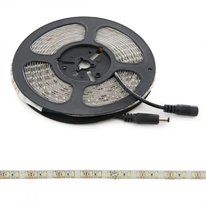 Tira de LEDs 48W 2256Lm CRI85 2700K SMD3528 12VDC IP65 x5M 40.000H PL219006WW