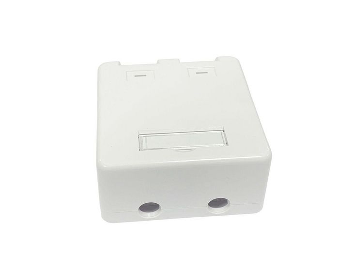 Lanview Caja de montaje en superficie para 1 puerto RJ45 Lanview Caja de montaje en superficie para 1 puerto RJ45