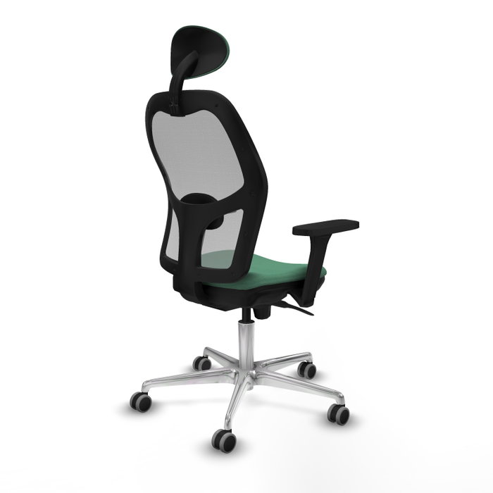 PIQUERAS Y CRESPO Silla de oficina Jorquera Verde esmeralda y Gris PIQUERAS Y CRESPO Silla de oficina Jorquera Verde esmeralda y Gris