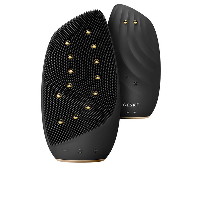 Geske Cepillo Facial Sónico Thermo & Lifting 8 en 1 con App Guiada - Negro