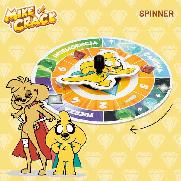 Color Baby Juego de Mesa ¡Los Cristales Legendarios! Mike Crack Edad Mínima Recomendada 6 Años