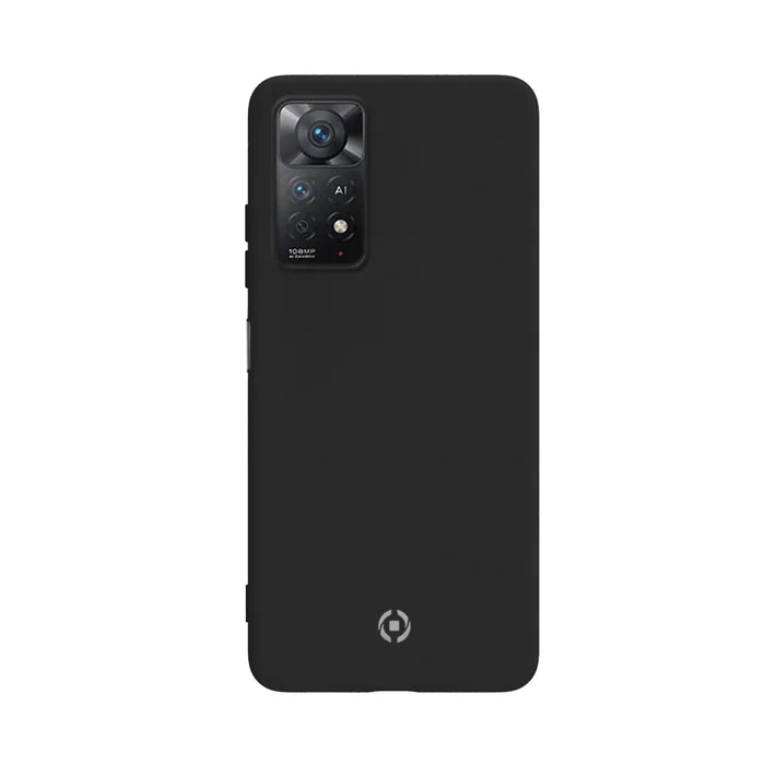 Celly Funda Xiaomi Redmi Note 11 Pro / Pro 5G Negro TPU Protectora Resistente a Rayones y Polvo