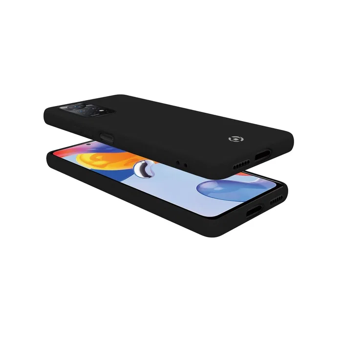 Celly Funda Xiaomi Redmi Note 11 Pro / Pro 5G Negro TPU Protectora Resistente a Rayones y Polvo