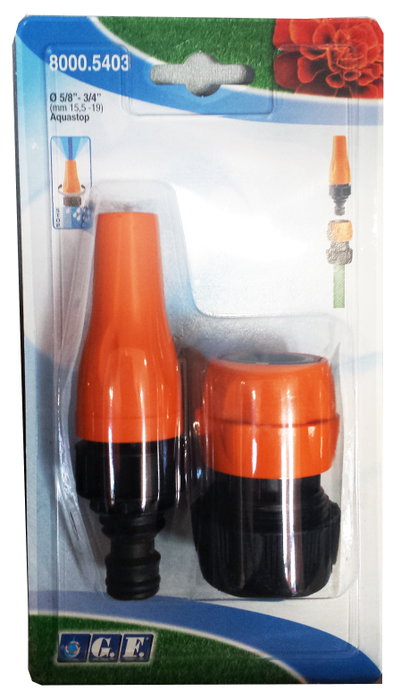 Pluvia/GF Finstock Kit Lanza + Conexión Rápida 3/4