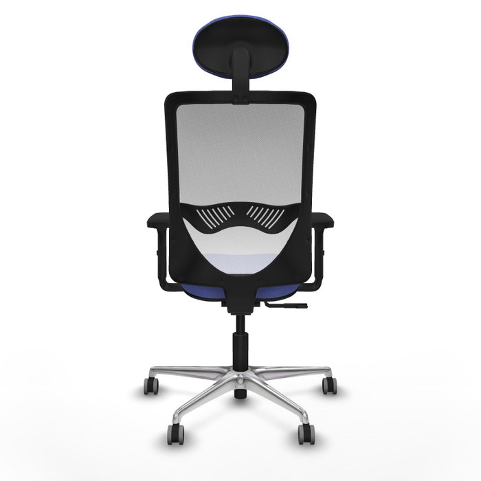 PIQUERAS Y CRESPO Silla de oficina Zulema con mecanismo Sincro, Azul claro y Blanco PIQUERAS Y CRESPO Silla de oficina Zulema con mecanismo Sincro, Azul claro y Blanco