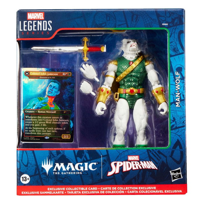 Hasbro Man-Wolf Marvel Legends Series & Magic: The Gathering Figura 15cm