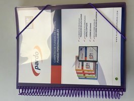 Carpeta Fundas (Tarifario) Pardo Studio Style Espiral Pp A4 50 F. Morado