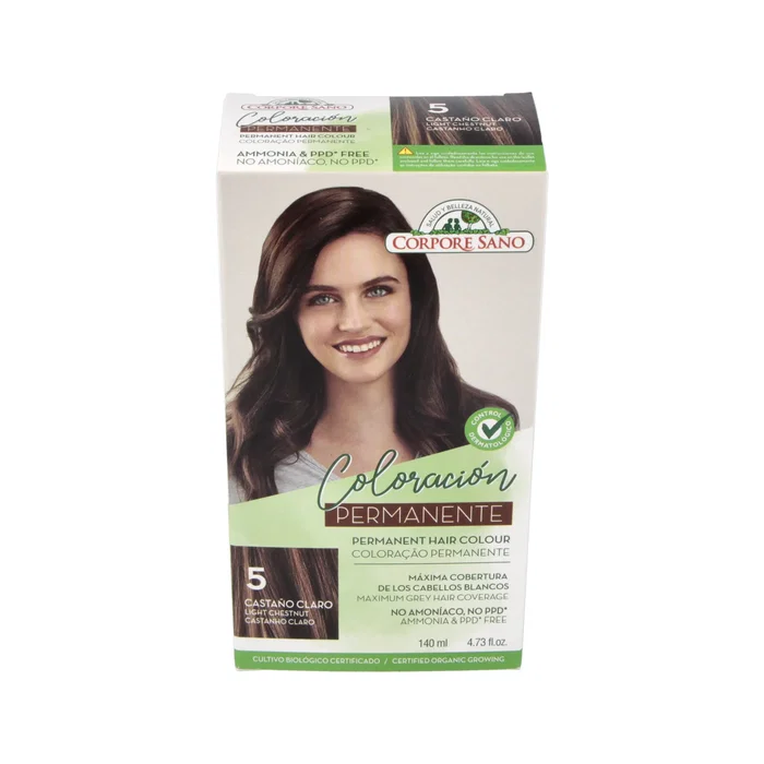 Corpore Sano Tinte 5 Castaño Claro 140ml