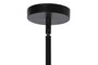 DKD Home Decor Lámpara de Techo Moderna Negro Cristal y Metal 9 Bolas 80 x 60 x 80 cm