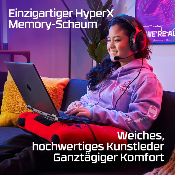 HyperX Cloud III Gaming Headset Negro/Rojo