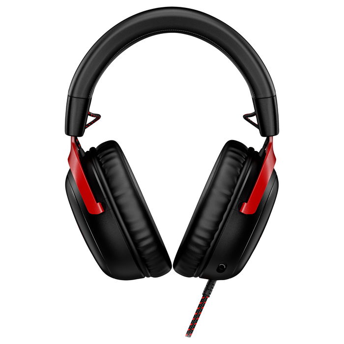 HyperX Cloud III Headset Gaming Negro/Rojo, Referencia 727A9AA, Auriculares con Sonido Surround 7.1 y Micrófono Desmontable