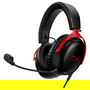 HyperX Cloud III Headset Gaming Negro/Rojo, Referencia 727A9AA, Auriculares con Sonido Surround 7.1 y Micrófono Desmontable
