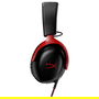 HyperX Cloud III Headset Gaming Negro/Rojo, Referencia 727A9AA, Auriculares con Sonido Surround 7.1 y Micrófono Desmontable