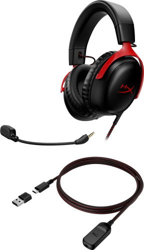 HyperX Cloud III Gaming Headset Negro/Rojo