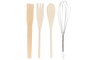 DKD Home Decor Set de 5 Botes para Utensilios Limón